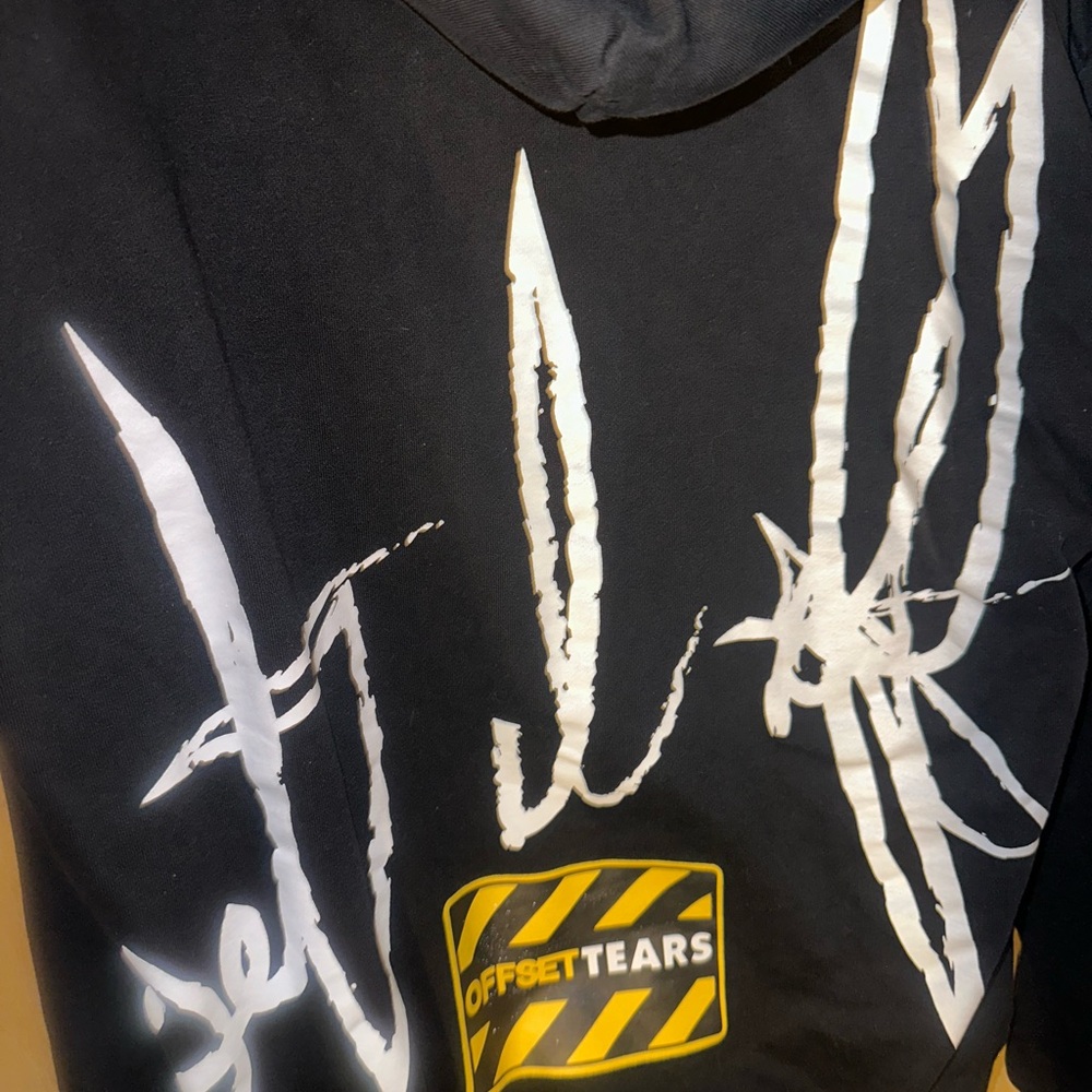 Off-White Black and White Graphic Sweater